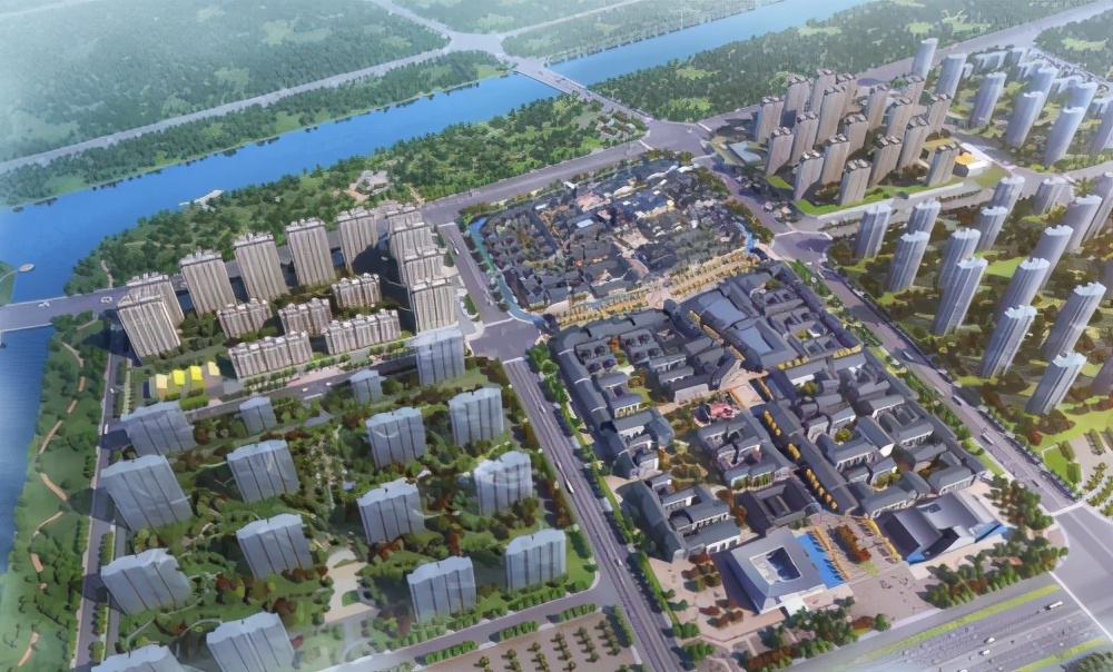 又一假古镇落户山东，力争2023年建成，斥资113.8亿人气不输周庄