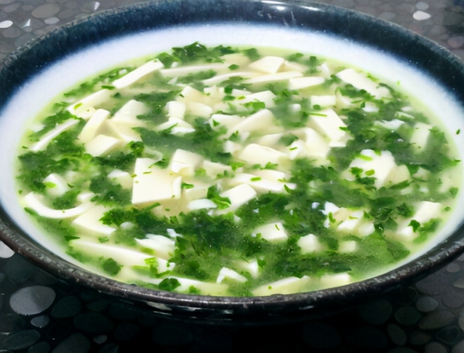 荠菜豆腐汤的做法步骤图 常吃补胡萝卜素
