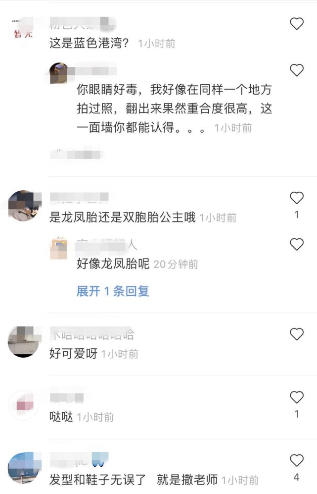 撒贝宁一家四口露面，龙凤胎首曝光，女儿穿千