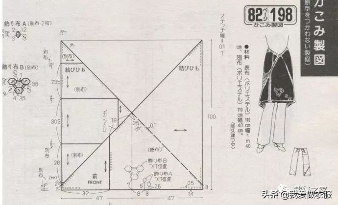 收集的多款家居，围裙裁剪图