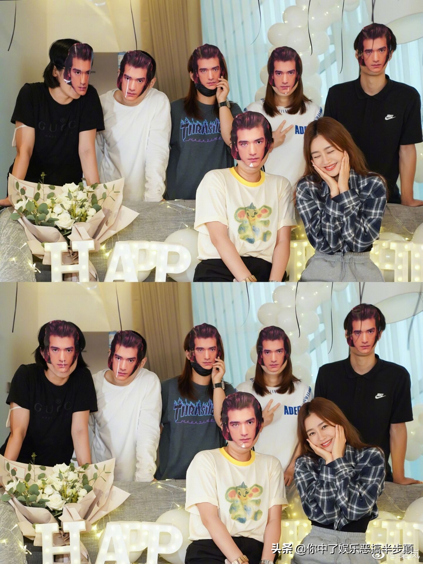 Qin Lan invited the Jincheng Wu Gang to celebrate her birthday!The shy ...