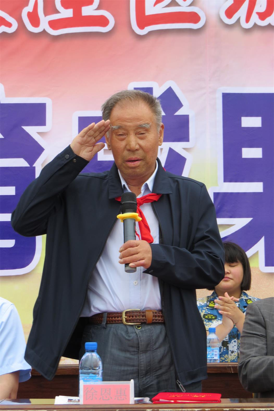 青春正步走 大洼区城郊学校举行国防教育成果汇报展演