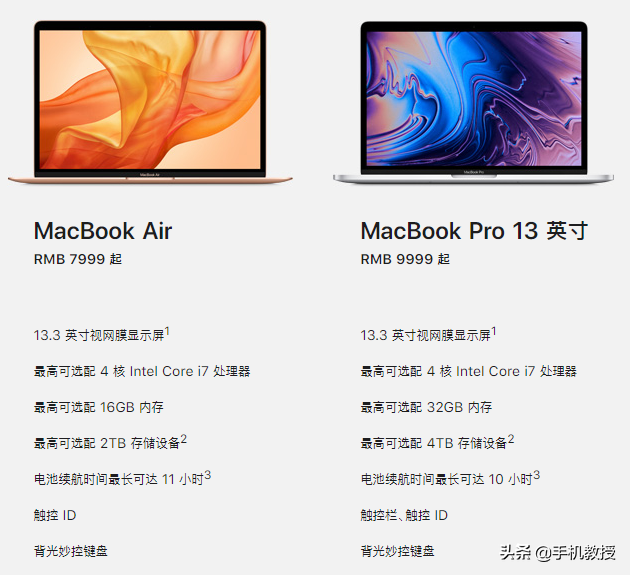 MacBook Pro 13不张扬公布，选9999元還是15999元？看过你就知道