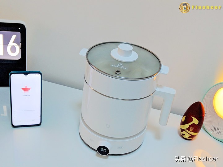 米家电磁炉mini+智能蒸煮锅三者合一：智能小白锅体验