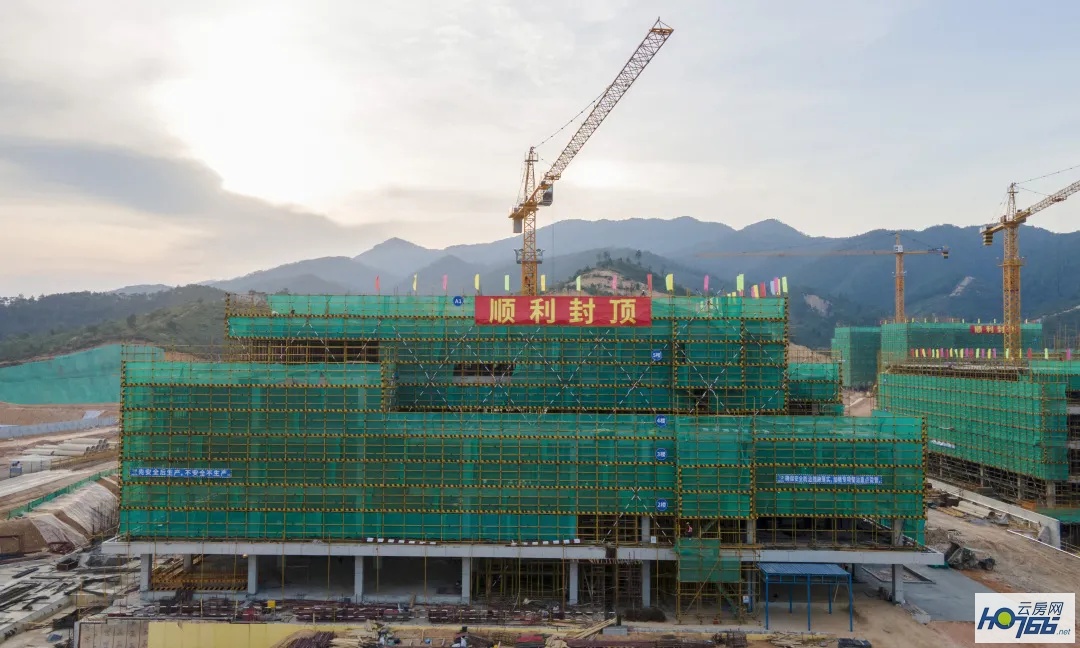 见证翔顺速度！翔顺建筑负责的中医药学院项目顺利全面封顶