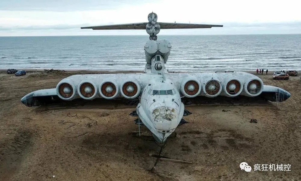 “里海怪物”地效飞行器，8台涡喷发动机，犹如外星巡洋舰