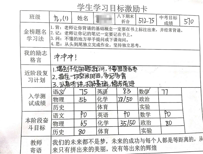 不勤于始，将悔于终 | 家校携手共赴中考冲刺