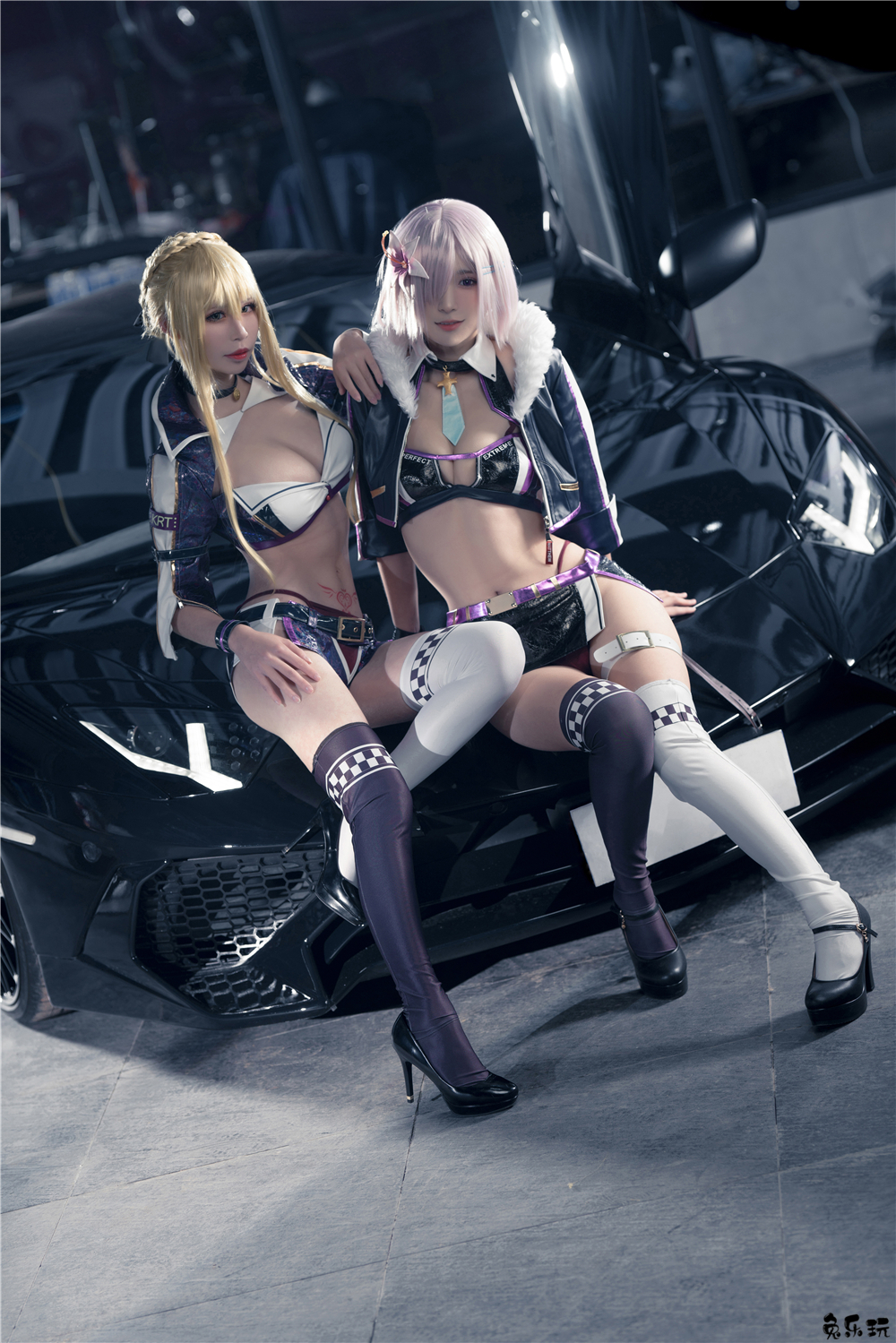 【cosplay】爱老师_PhD作品合集精选丨玛修-黑枪呆-同人赛车