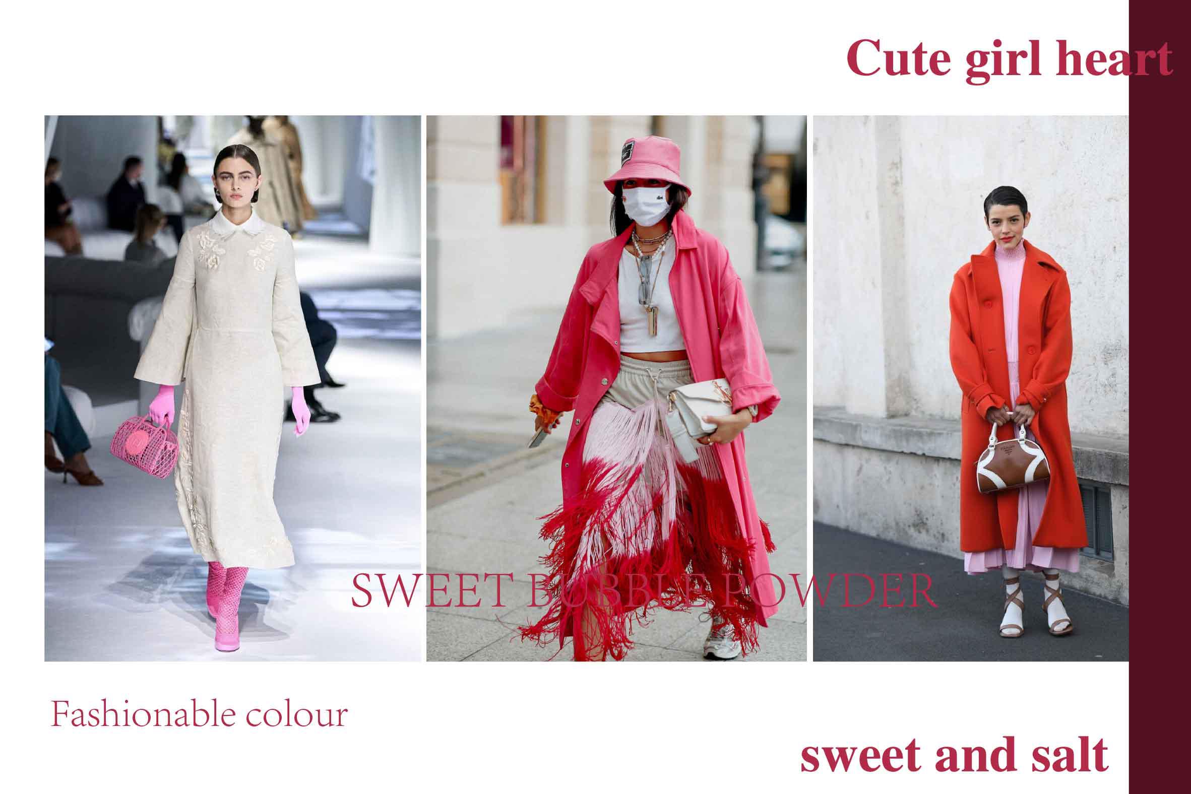 The popular color of 2021, the sweet bubble gum powder is coming. It's