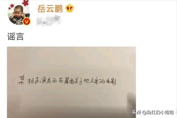 岳云鹏亲自辟谣，方式新颖令人哭笑不得，网友