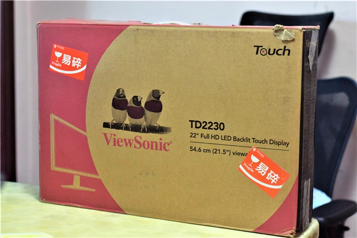 Tenpoint Display Feel free to touch, ViewSonic TD2230 ten-point capacitive hard-screen ...