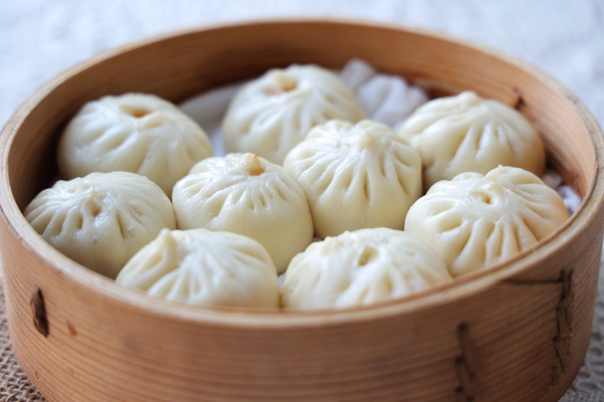 早餐小籠包，一口一個，學會在家做，比外面賣的健康好吃