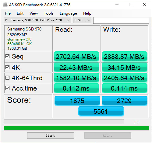 读写突破3300MB每秒！三星970Evo Plus SSD评测