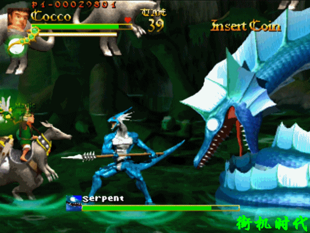 街機(jī)游戲特效滿分的必殺技，果然布料越少威力越大