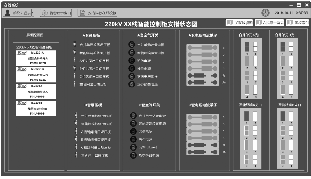 智能变电站二次安措在线监视和校核系统的设计与实现