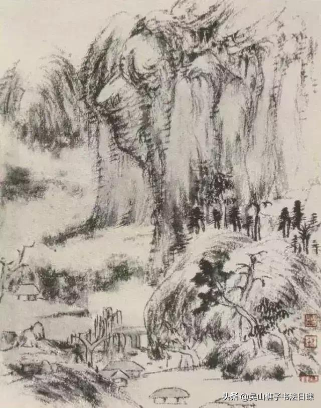 八大山人山水画