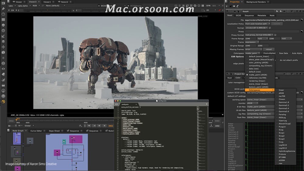 Video post synthesis software Nuke 13 for Mac (support m1) v13.0v3