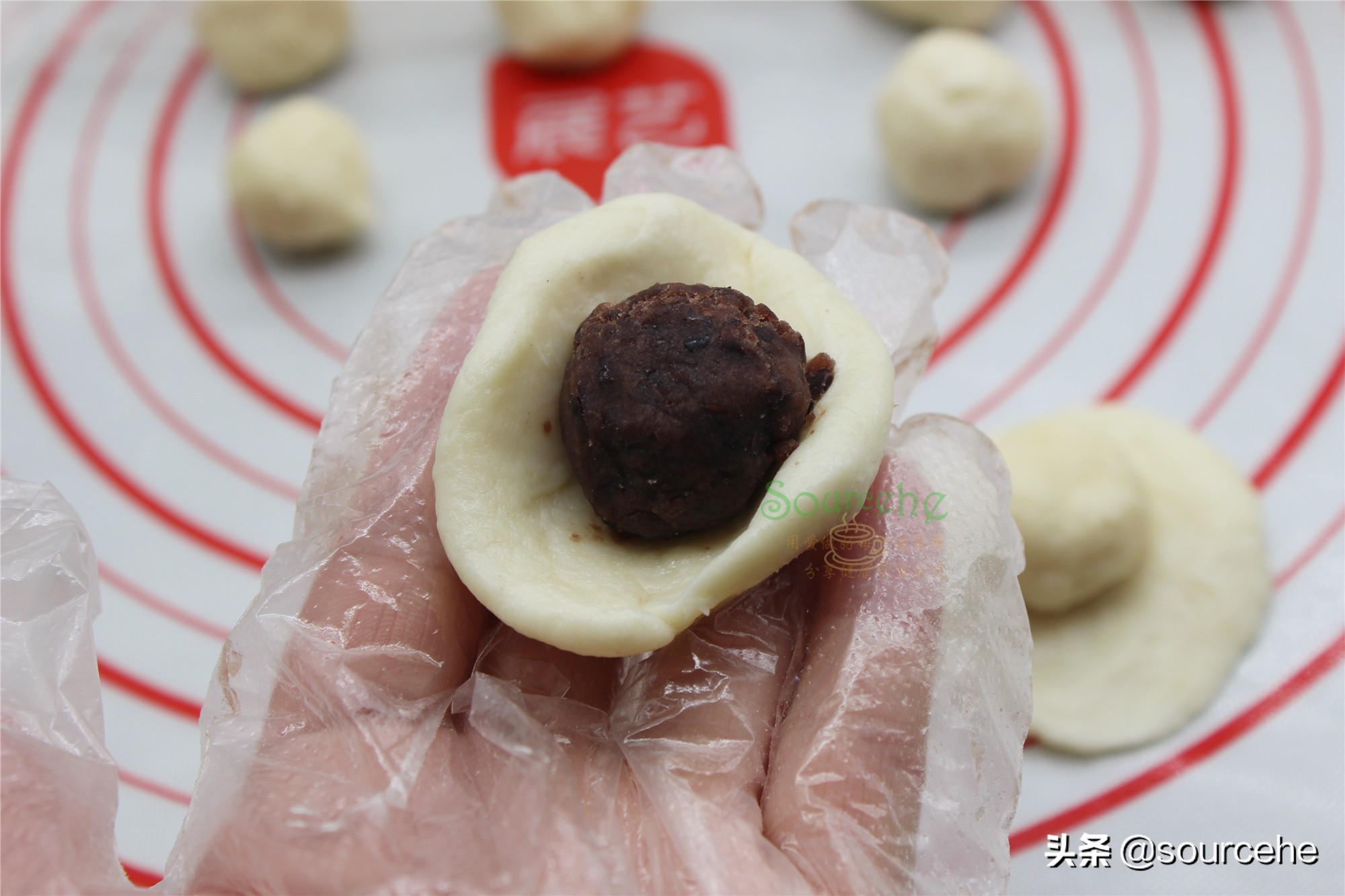 過年了，餅乾別買，教你做紅豆酥餅，酥脆可口，好看又健康