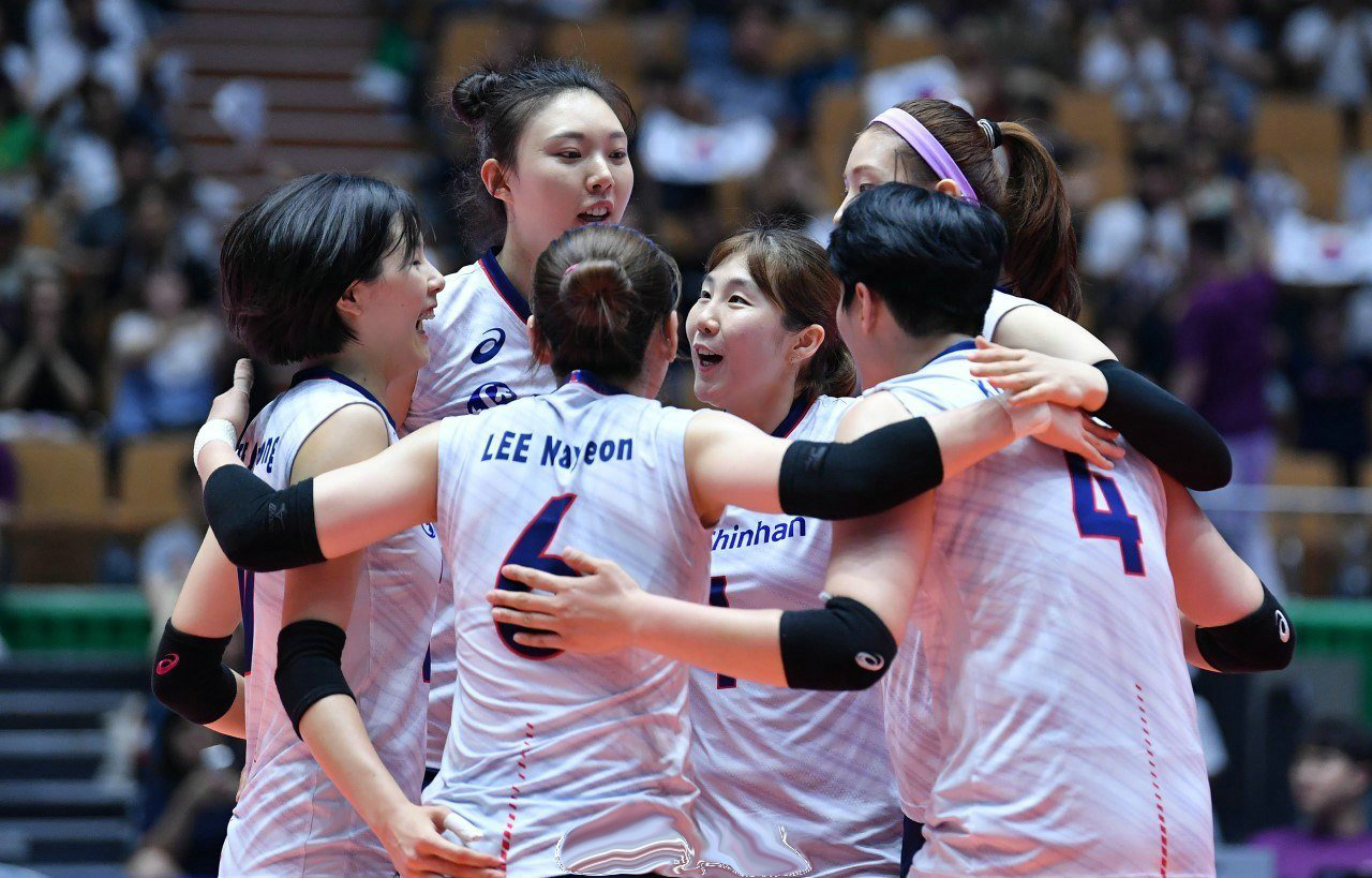 Korean women's volleyball team announced that the 12member Olympic