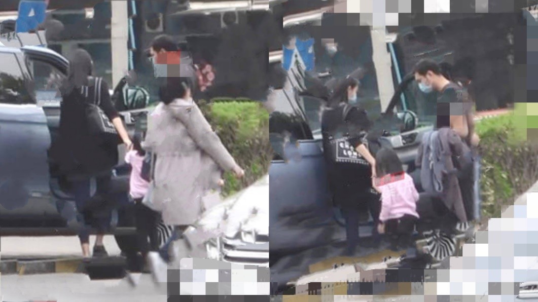 张梓琳挺大肚子产检，肌肉男老公陪同气势足，帮老婆开车门显殷勤