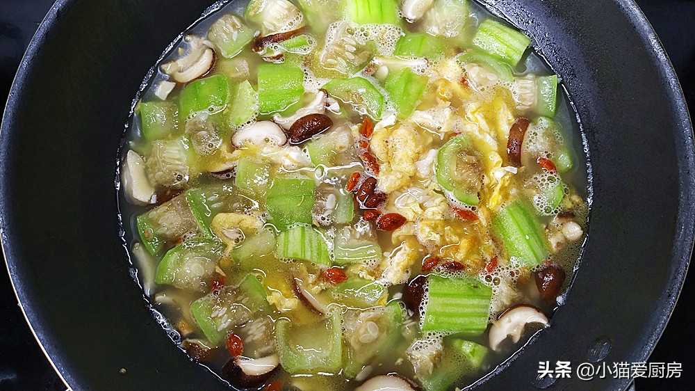 圖片[9]-小貓教你絲瓜湯好喝做法 味道清香 開胃又解暑 三伏天多喝-起舞食譜網