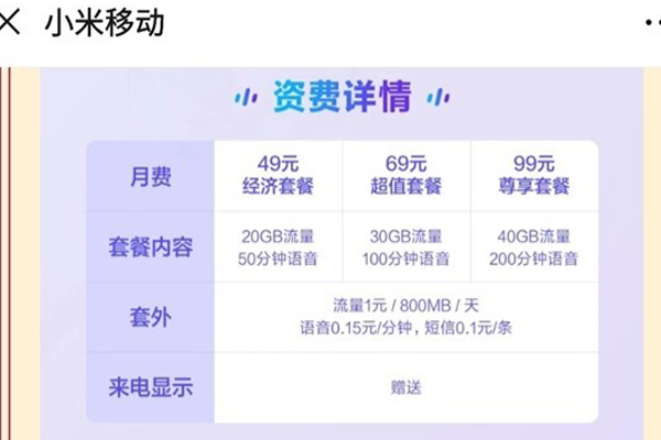 「华企品牌网」小米手机联合联通发布现阶段最划算5G套餐内容