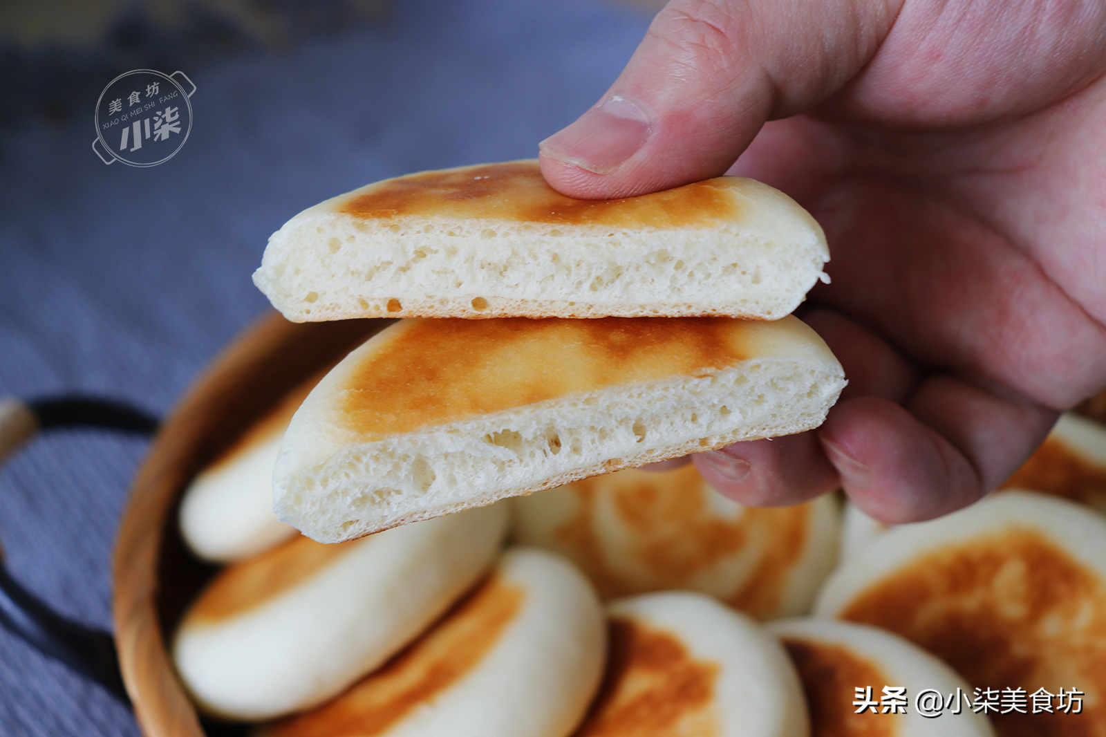 奶香小餅做法，掌握這2個烙制技巧，柔軟香甜，老人孩子都喜歡