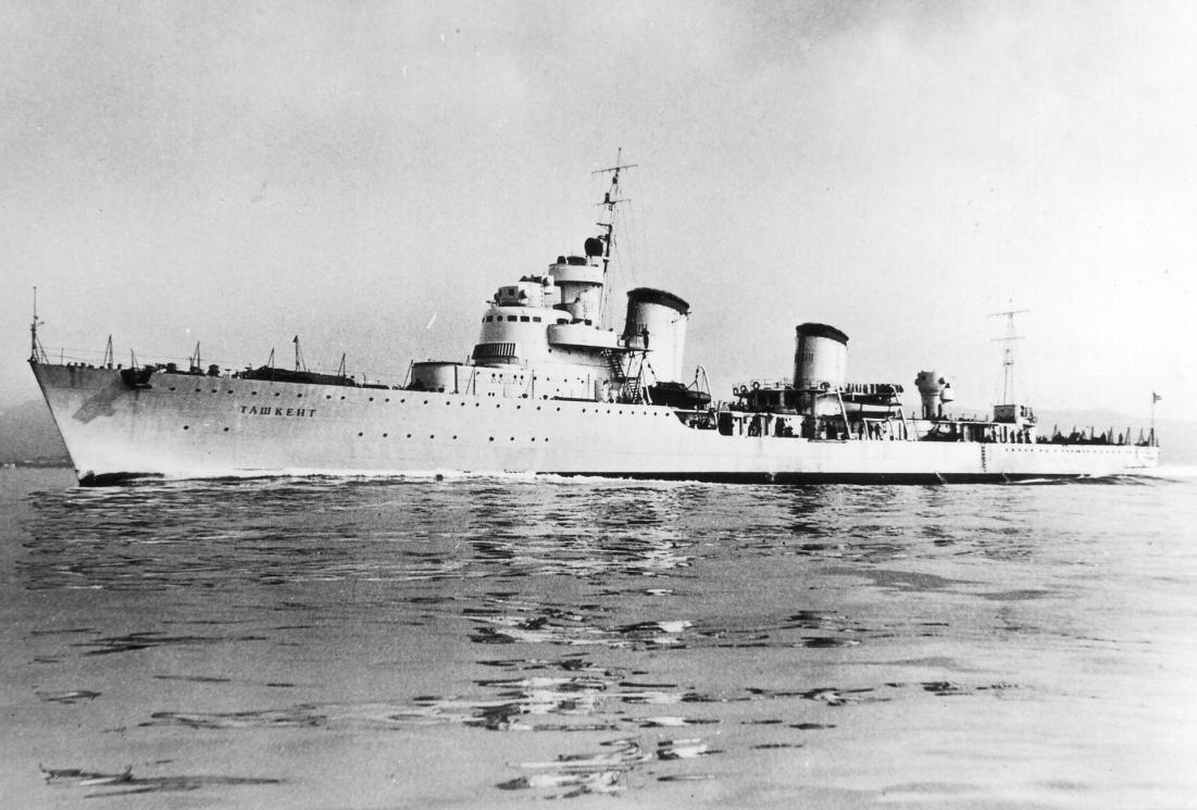 苏联天蓝旗舰，二战期间极速狂飙的驱逐舰：塔