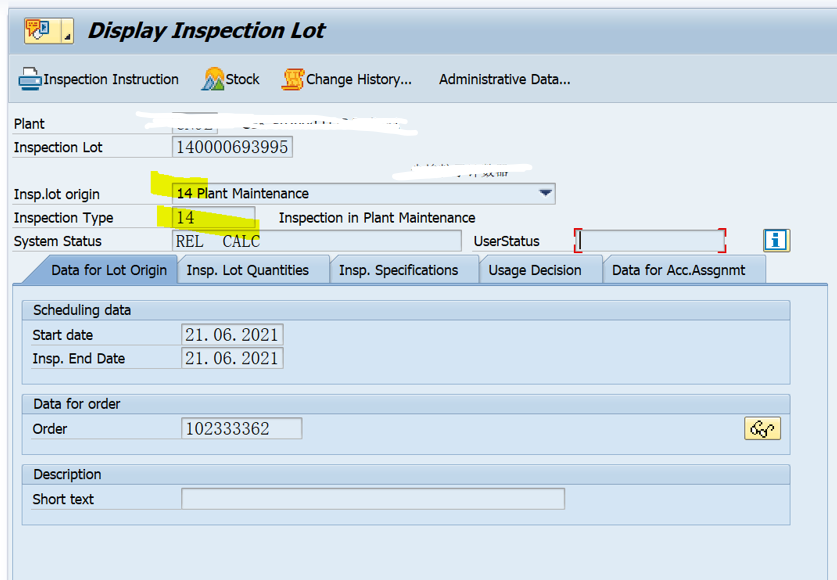 SAP PM 初级系列20 - 维修工单的检验批
