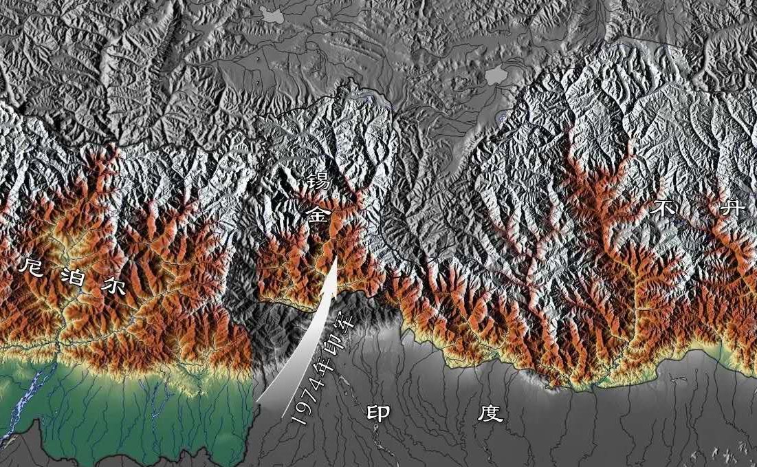 并入印度45年的锡金，如今街头到处都是甘地雕像
