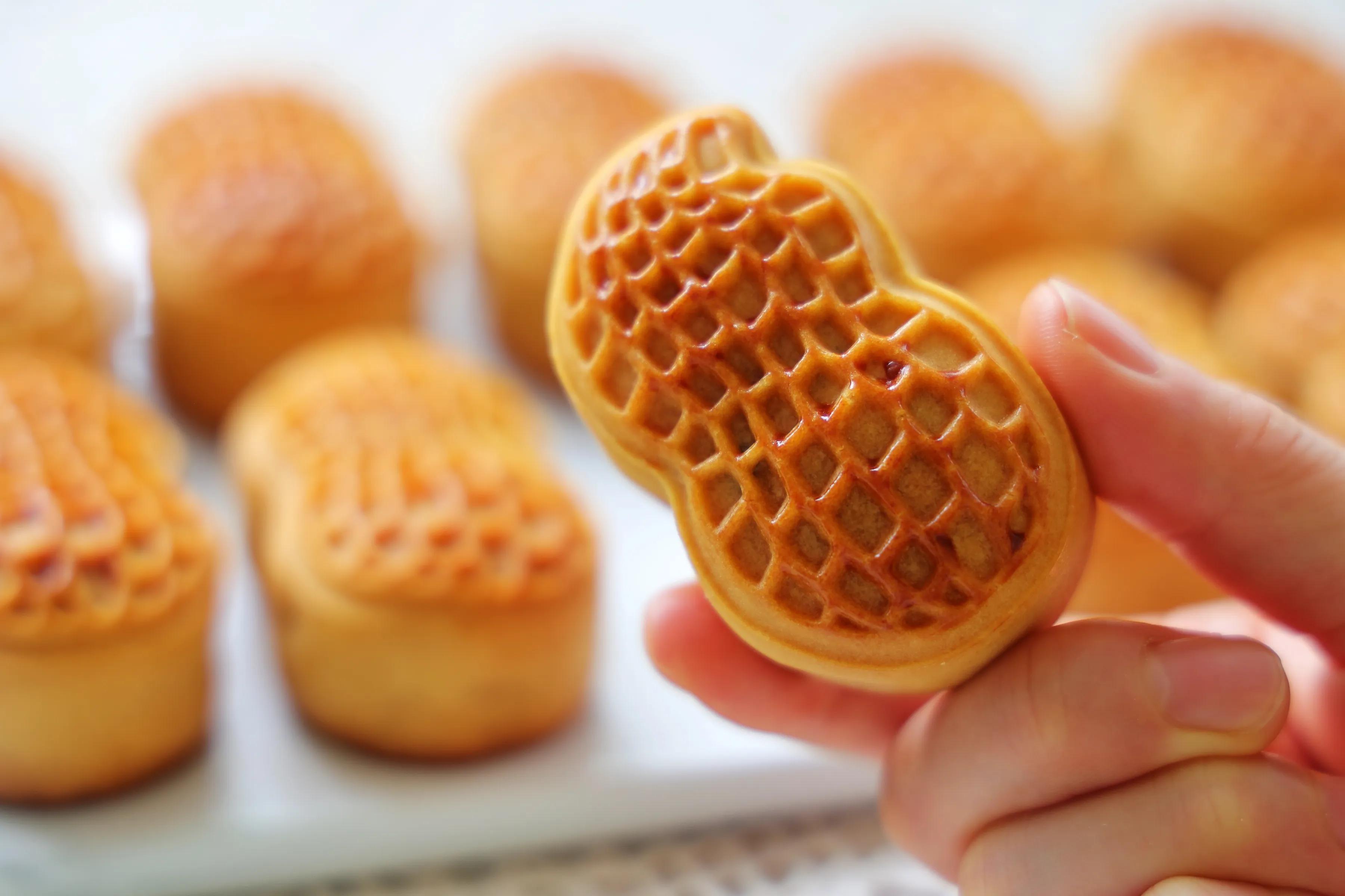 火爆全网的花生月饼，搭配豪华的五仁馅料，吃一口就停不下来