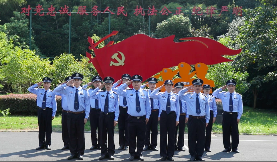 中国警察敬礼照片图片