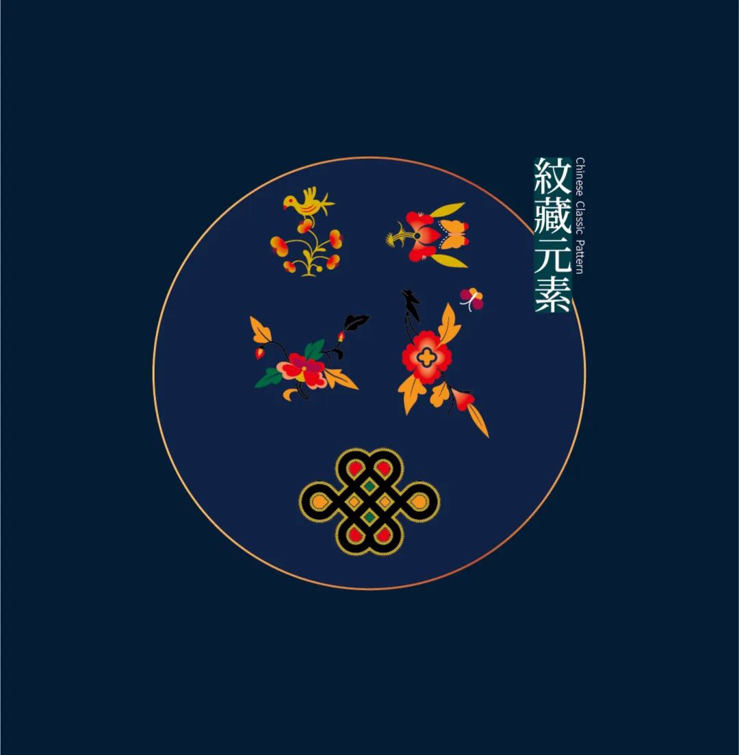 好看！中国古典服饰-云肩纹样图案之美