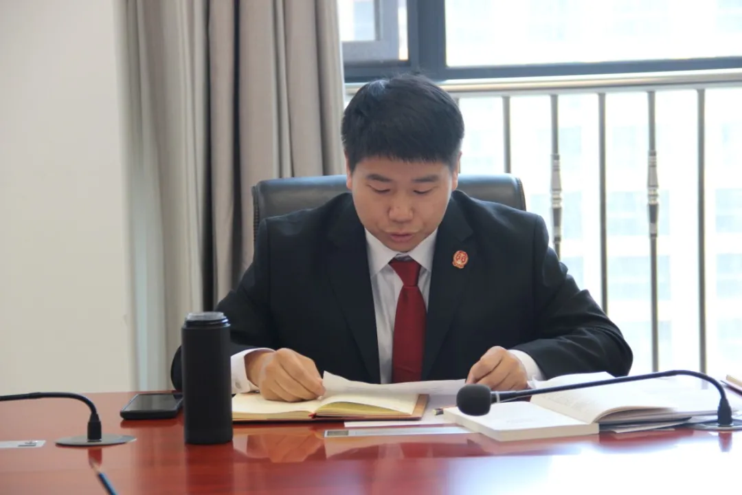 教育整顿信阳在行动丨信阳中院行装处和服务中心联合党支部召开政法队伍教育整顿专题组织生活会