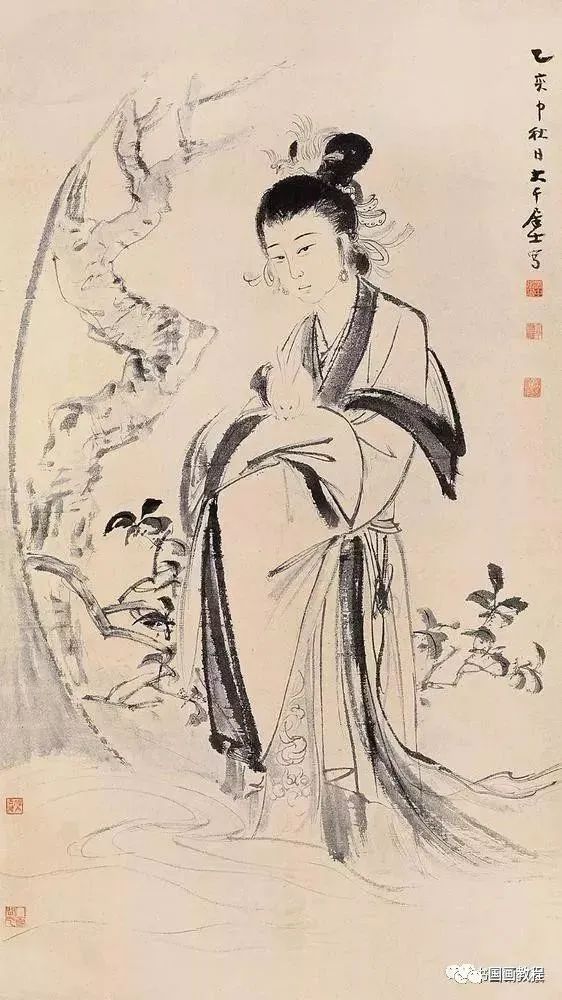 中秋把酒话嫦娥,飞入月宫悔难说