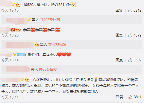 郑恺苗苗官宣结婚，结婚照上孕肚成谜，网友评论跑偏