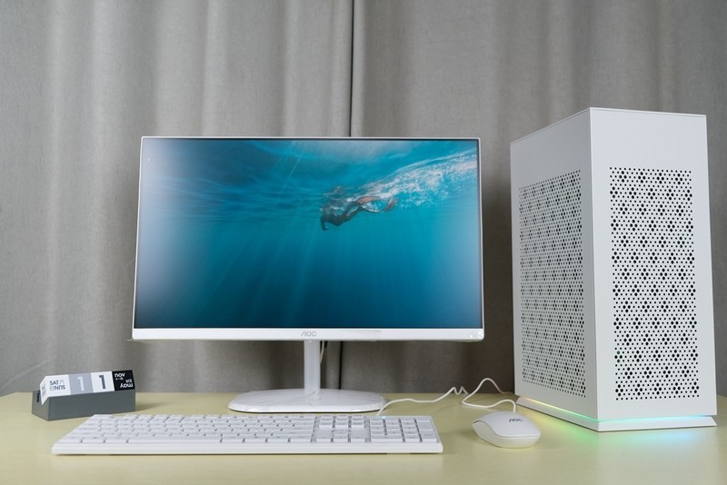 清新、轻巧、实用：爱国者 S1 白色 ITX小机箱 上手实录