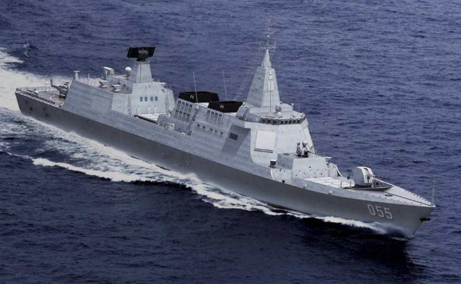 史诗级领跑！万吨大驱055突然停止“下饺子”，