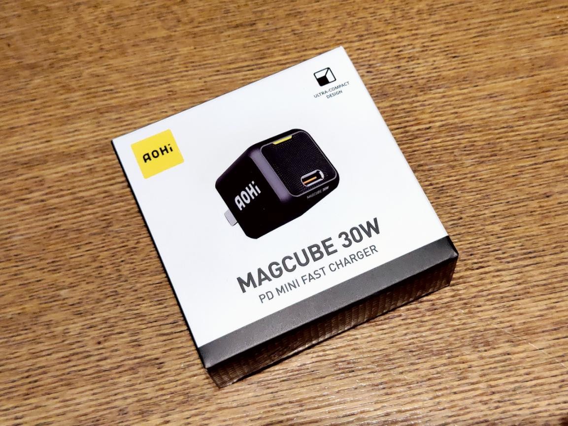 拇指般大小体积，AOHI Magcube 30W充电器上手体验