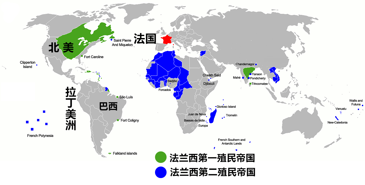 法国另一种影响力：分布于世界的面积达12万平方公里的海外部分