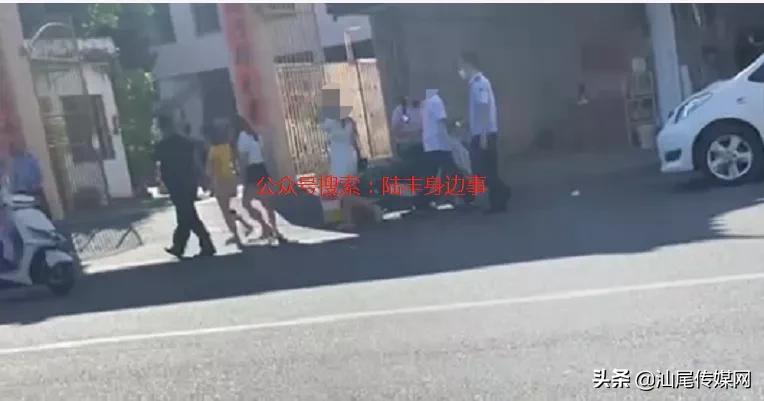 陆丰东海贸易城，几名年轻女子被警方带走…