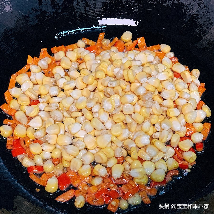 Stir-fried corn with sweet pepper is simple and bright in color, which can appetite, invigorate the spleen and increase appetite