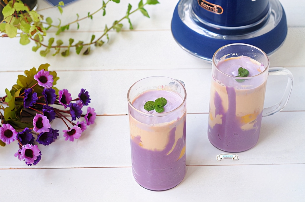 零卡芋泥奶茶，超低热量配方，幼滑香甜，比买的更健康，放心吃