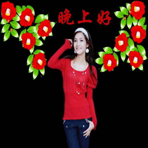 2020晚上好动态闪图大家晚上好表情包美美的祝福送给您
