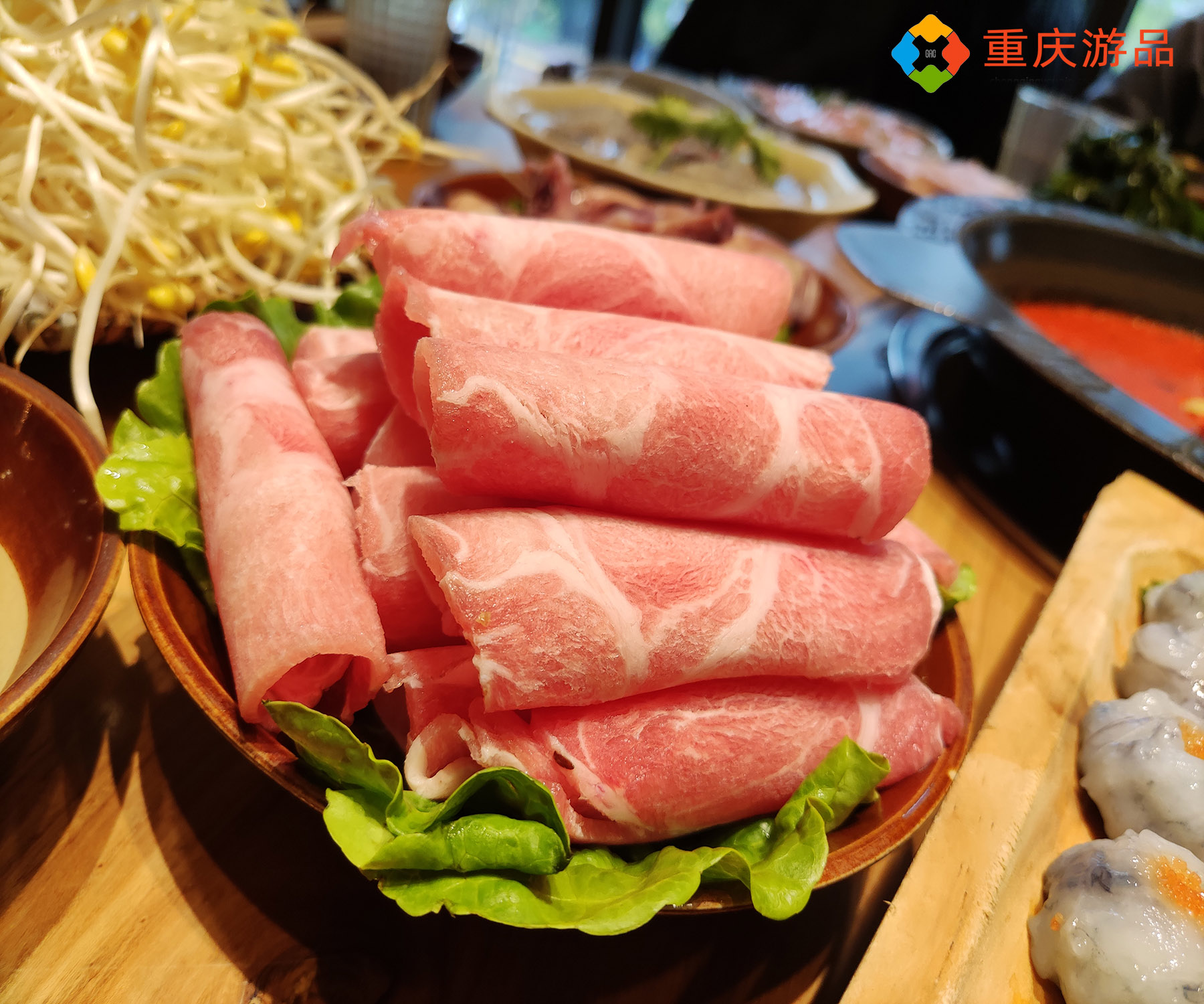 重庆耙二哥腰片王火锅，人均100，腰片脆爽还限量，值得一去