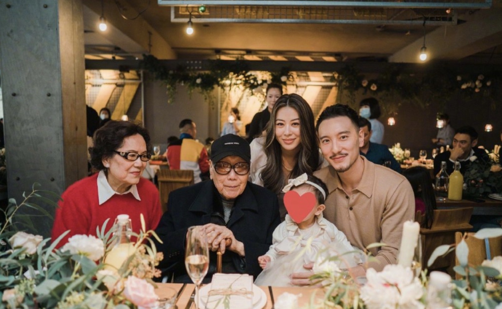 王阳明晒照为1岁女儿庆生，透露孩子大名，担心她将来被男生追求