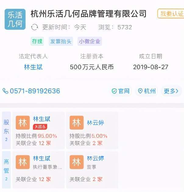 林生斌现任妻子被扒，是旗下漂亮女模特小乐，官宣得女或是二胎？