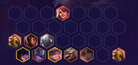 云顶之弈 腥红过渡，转化万物稳定70+血量上8人口的过渡阵容