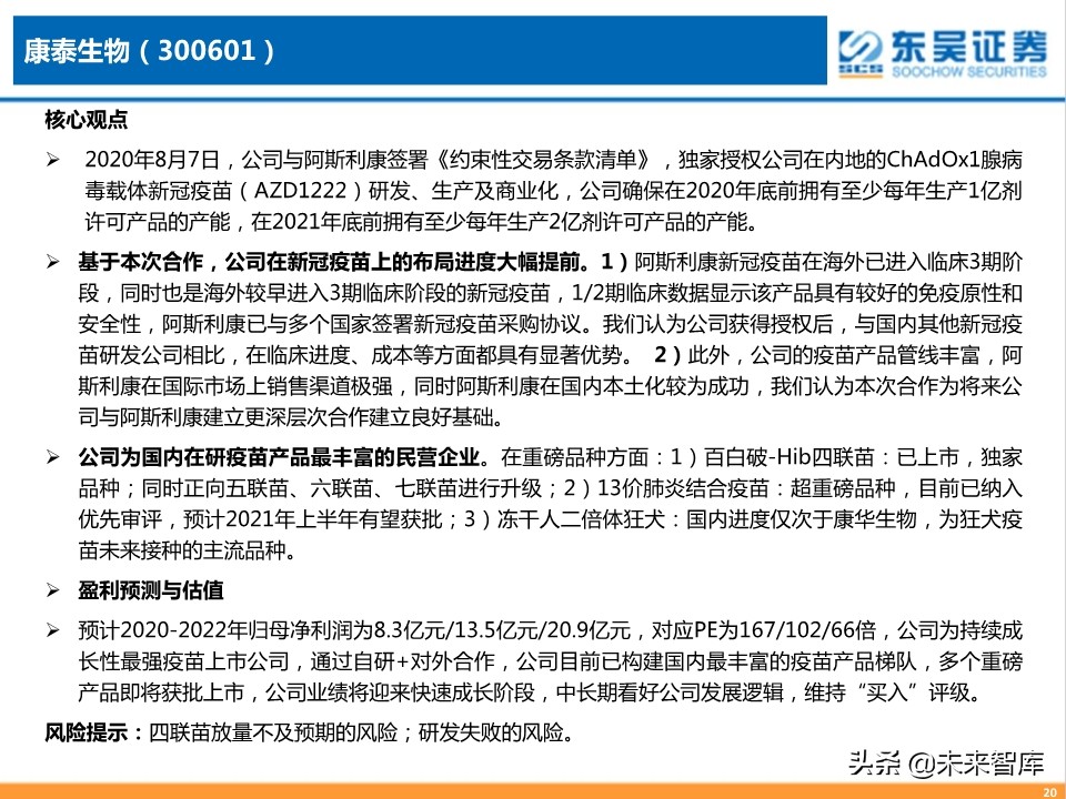 疫苗行业专题报告：新冠疫苗，守以待时，未来可期