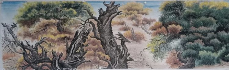 新时代画家刘群英作品赏析